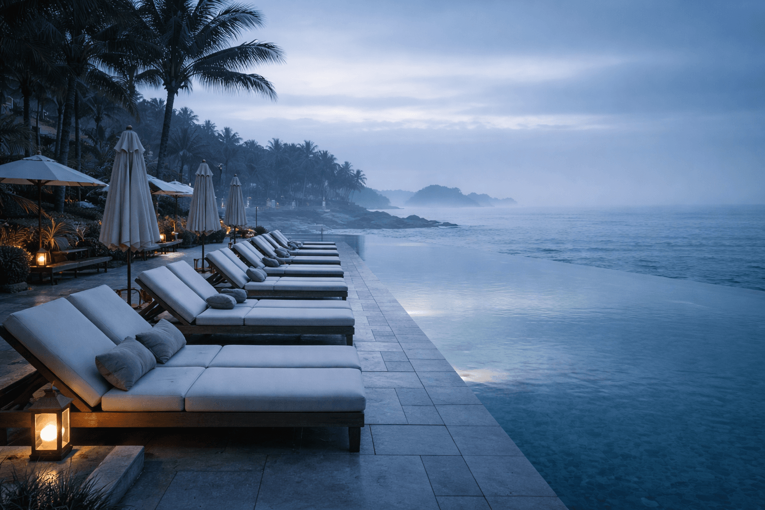 Tourism - Beachfront at dawn